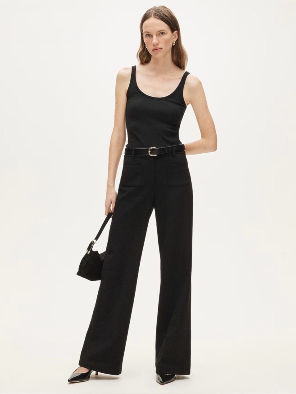 NWT J. Crew Tall Carolina Pant Four-season Stretch Black